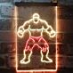 muskulöser Comic-Superheld LED-Neonschild für Gamingzimmer