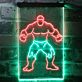 muskulöser Comic-Superheld LED-Neonschild für Gamingzimmer