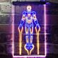 Superheld im Kampfanzug LED-Neonschild Gamingzimmer Wohnzimmer