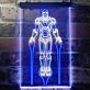 Superheld im Kampfanzug LED-Neonschild Gamingzimmer Wohnzimmer