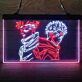 Anime Figuren mit markanten Frisuren LED-Neonschild Gaming Zimmer