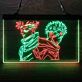 Anime Figuren mit markanten Frisuren LED-Neonschild Gaming Zimmer
