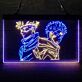 Anime Figuren mit markanten Frisuren LED-Neonschild Gaming Zimmer