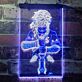 Fantasy Krieger mit Schwert LED-Neonschild Gamingzimmer Wohnzimmer
