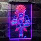 Fantasy Krieger mit Schwert LED-Neonschild Gamingzimmer Wohnzimmer