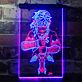 Fantasy Krieger mit Schwert LED-Neonschild Gamingzimmer Wohnzimmer
