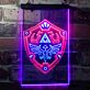 Fantasy Schild mit Adler und Dreiecken LED-Neonschild Gaming Zimmer Wohnzimmer