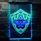 Fantasy Schild mit Adler und Dreiecken LED-Neonschild Gaming Zimmer Wohnzimmer