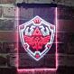 Fantasy Schild mit Adler und Dreiecken LED-Neonschild Gaming Zimmer Wohnzimmer