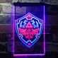 Fantasy Schild mit Adler und Dreiecken LED-Neonschild Gaming Zimmer Wohnzimmer
