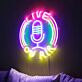 LIVE ON AIR LED-Neonschild für Studio Podcast