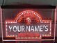 WELCOME TO YOUR NAME'S HOME THEATER LED-Neonschild für Wohnzimmer Heimkino