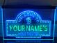 WELCOME TO YOUR NAME'S HOME THEATER LED-Neonschild für Wohnzimmer Heimkino