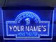 WELCOME TO YOUR NAME'S HOME THEATER LED-Neonschild für Wohnzimmer Heimkino