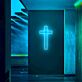 Kreuz LED-Neonschild für Wohnzimmer und Gebetsraum