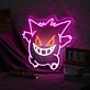 grinsendes Monster LED-Neonschild für Gamingzimmer