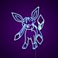 fantasie Tierfigur mit langen Ohren LED-Neonschild Gaming Zimmer
