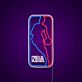 Basketball Spieler Silhouette LED Neonschild im modernen Sportdesign für stilvolle Wanddekoration