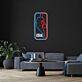 Basketball Spieler Silhouette LED Neonschild im modernen Sportdesign für stilvolle Wanddekoration