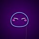lächelndes Emoji Gesicht LED-Neonschild Wohnzimmer Gaming Zimmer