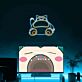schlafendes Fantasiewesen LED-Neonschild Gamingzimmer