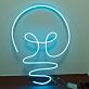 Glühbirne LED-Neonschild Wohnzimmer Büro