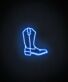 Cowboystiefel LED-Neonschild für Wohnzimmer und Bar