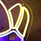 Steinbockkopf LED-Neonschild Wohnzimmer Bar