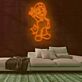 Videospielfigur mit Stern LED-Neonschild Gaming Kinderzimmer