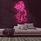 Videospielfigur mit Stern LED-Neonschild Gaming Kinderzimmer