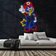 Videospielfigur mit Stern LED-Neonschild Gaming Kinderzimmer