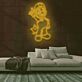 Videospielfigur mit Stern LED-Neonschild Gaming Kinderzimmer