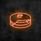 Pfannkuchen mit Butter und Sirup LED-Neonschild für Café Restaurant
