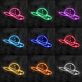 Strohhut mit rotem Band LED-Neonschild Wohnzimmer Bar