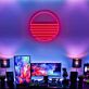 Sonnenuntergang Symbol LED-Neonschild für Gaming Zimmer