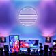 Sonnenuntergang Symbol LED-Neonschild für Gaming Zimmer