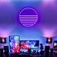 Sonnenuntergang Symbol LED-Neonschild für Gaming Zimmer