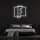 Buchstabe F LED Neonschild im minimalistischen Design