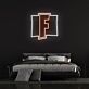Buchstabe F LED Neonschild im minimalistischen Design