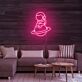 Astronaut auf Saturn LED-Neonschild Wohnzimmer Kinderzimmer