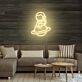Astronaut auf Saturn LED-Neonschild Wohnzimmer Kinderzimmer