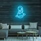 Astronaut auf Saturn LED-Neonschild Wohnzimmer Kinderzimmer
