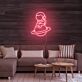 Astronaut auf Saturn LED-Neonschild Wohnzimmer Kinderzimmer