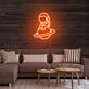 Astronaut auf Saturn LED-Neonschild Wohnzimmer Kinderzimmer