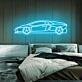 Sportwagen LED-Neonschild Schlafzimmer Wohnzimmer