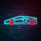 Sportwagen LED-Neonschild Schlafzimmer Wohnzimmer