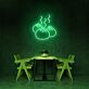 gedämpfte Teigtaschen LED-Neonschild für Restaurant Küche