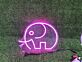Elefant LED-Neonschild Schlafzimmer