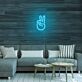 Hand mit Peace Zeichen LED-Neonschild Wohnzimmer Schlafzimmer