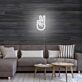 Hand mit Peace Zeichen LED-Neonschild Wohnzimmer Schlafzimmer